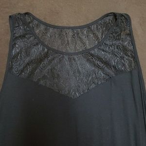 Torrid size 3 black lace tank